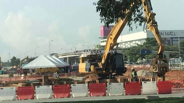 Temporary Sheet Piling for IKEA Phase 1 External Works,Within Boundary