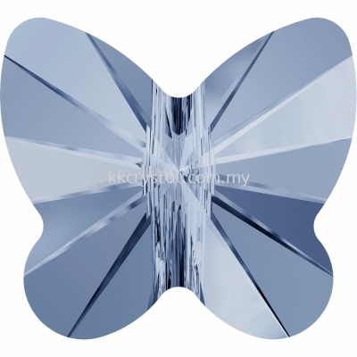 SW 5754 Butterfly Bead, 8mm, Denim Blue (266), 4pcs/pack