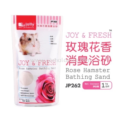 JP262 Jolly "Joy N Fresh" Rose Hamster Bathing Sand 1kg