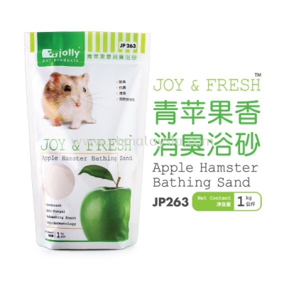 JP263 Jolly "Joy N Fresh" Apple Hamster Bathing Sand 1kg