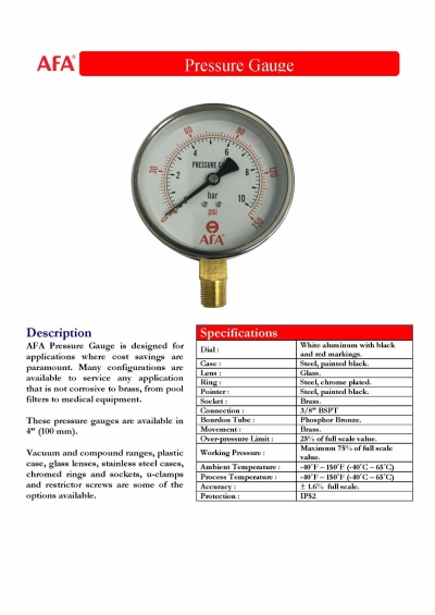 AFA General Pressure