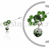 Pin Brooch 7012#, Green Olivine, 2pcs/pack 7012# Pin Brooch Jewerly