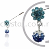 Pin Brooch 7019#, Blue, 2pcs/pack 7019# Pin Brooch Jewerly