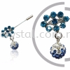 Pin Brooch 7021#, Blue, 2pcs/pack 7021# Pin Brooch Jewerly