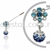 Pin Brooch 7022#, Blue, 2pcs/pack 7022# Pin Brooch Jewerly