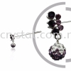 Pin Brooch 7031#, Purple Amethyst, 2pcs/pack 7031# Pin Brooch Jewerly