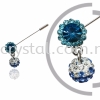 Pin Brooch 7039#, Blue, 2pcs/pack 7039# Pin Brooch Jewerly