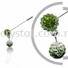 Pin Brooch 7039#, Green Olivine, 2pcs/pack 7039# Pin Brooch Jewerly