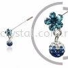 Pin Brooch 7040#, Blue, 2pcs/pack 7040# Pin Brooch Jewerly