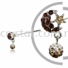 Pin Brooch 7046# (Star & Moon), Brown, 2pcs/pack 7046#_(Star n Moon) Pin Brooch Jewerly