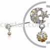 Pin Brooch 7046# (Star & Moon), Gold Topaz, 2pcs/pack 7046#_(Star n Moon) Pin Brooch Jewerly