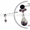 Pin Brooch 7045#_A, Purple Amethyts, 2pcs/pack 7045#_A Pin Brooch Jewerly