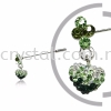 Pin Brooch 7046#_A, Green Olivine, 2pcs/pack 7046#_A Pin Brooch Jewerly