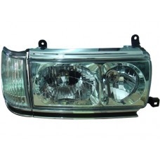 FJ80-90 Head Lamp Crystal Green W/Corner Lamp