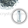 Flatback Hotfix 604, Rectangular (Multi Faceted), 4x12mm, Crystal, 360pcs/pack Flatback Rhinestones - Special Shape Hotfix