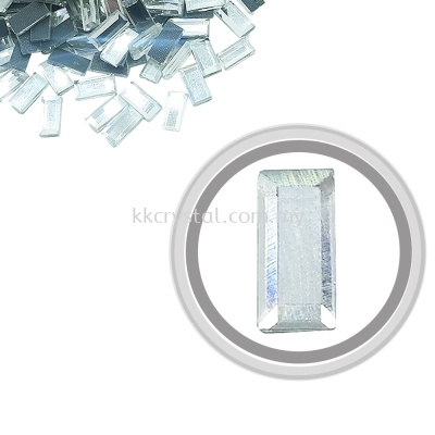 Flatback Hotfix 603, Rectangular (Flat), 5x10mm, Crystal, 360pcs/pack