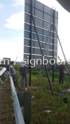 Project Construction Sign At Sugai Buloh  Papan Tanda Konstruksi