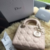 (SOLD) Lady Dior Mini in Light Pink with Light Gold Hardware Christian Dior