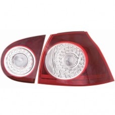 MK5 Rear Lamp Crystal LED Red/Clear