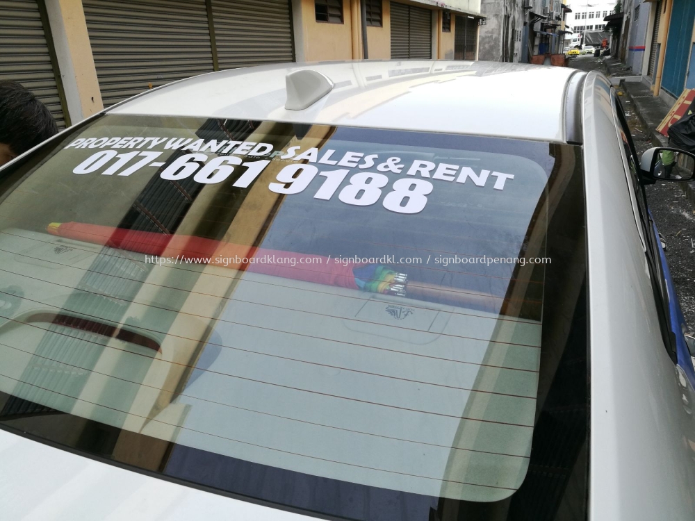 Cvehicle Car sticker advertising printing VEHICLE CAR STICKER Klang ...
