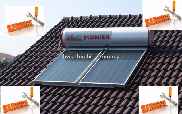 Repair Monier Solar Water Heater Bangi- Service & Maintenance Supplier in Malaysia