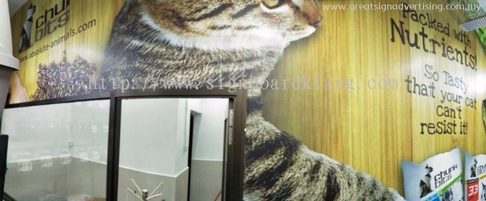 Pet R'us Inkjet Wallpaper Printing - Shah Alam