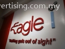 Eagle I EG Box Up Lettering - Sri Petaling 3D EG BOX UP SIGNBOARD