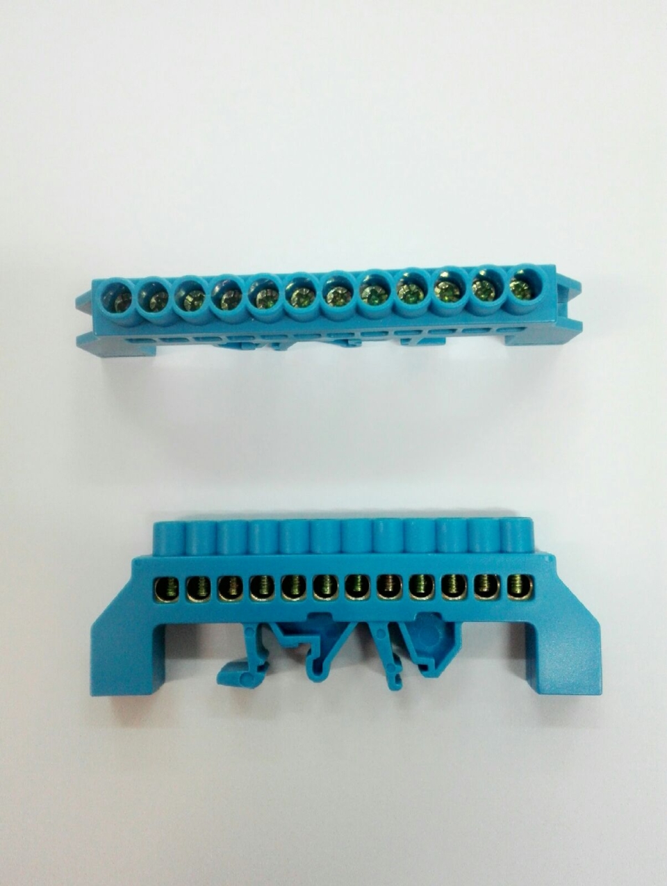 30A~12Way (6mm x 9mm)Insulated Neutral LinkBlue Neutral Link Electric Panel Accessories