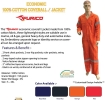 Furico Eco Cotton Coverall 195gsm Cotton  Protective Clothing
