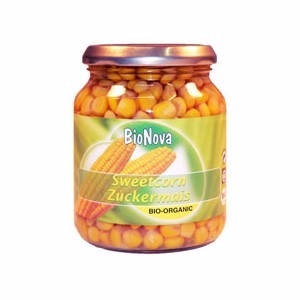 BIONOVA-SWEET CORN-ORGANIC-340G