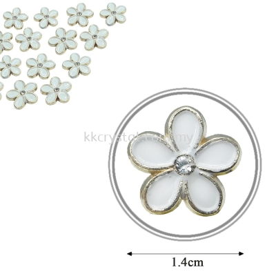 Iron On Metal, Code: 17-87#, 2# White, 50pcs/pack