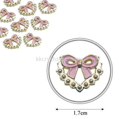 Iron On Metal, Code: 17-30#, 17# Pink, 50pcs/pack