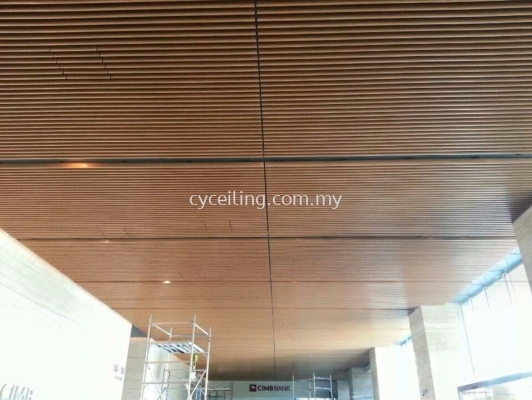 Aluminium Baffle Ceiling - Puchong