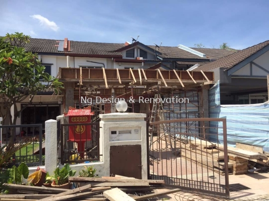 Car Porch Extension Works at Puchong | Selangor