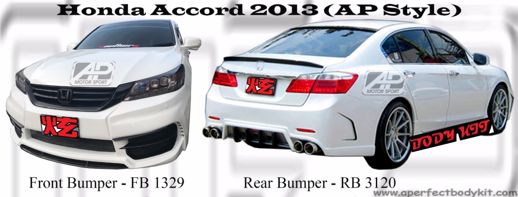 Honda Accord 2013 AP design Bumperkits 