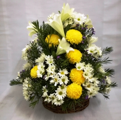 Madonna Lily Basket (BA-142)