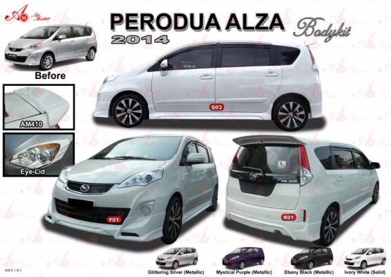 Perodua Alza 2014 AM Bodykit