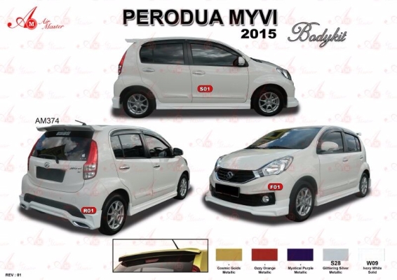 Perodua myvi 2015 AM Bodykit