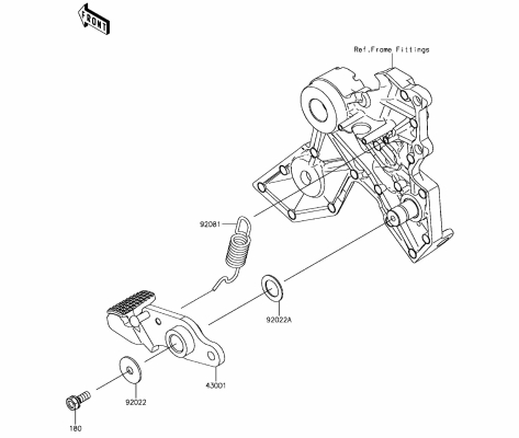 BRAKE PEDAL/TORQUE LINK