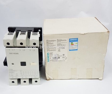 3TF5022/0XF0 Contactor 160A