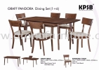  Solid wood series Dining Set Arona