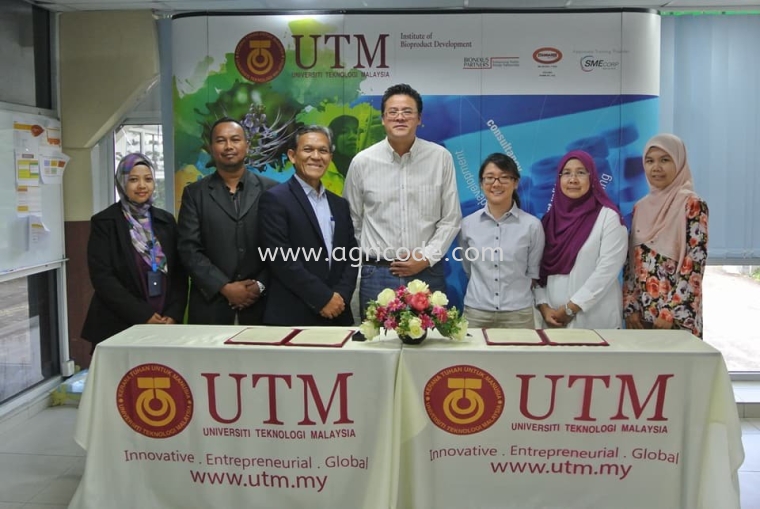 UNIVERSITI TECKNOLOGI MALAYSIA & AGRICODE GREEN SDN BHD PERSIDANGAN MOU