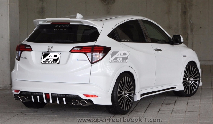 Honda HRV / Vezel  MZ Style Side Skirt, Rear Lip, Spoiler