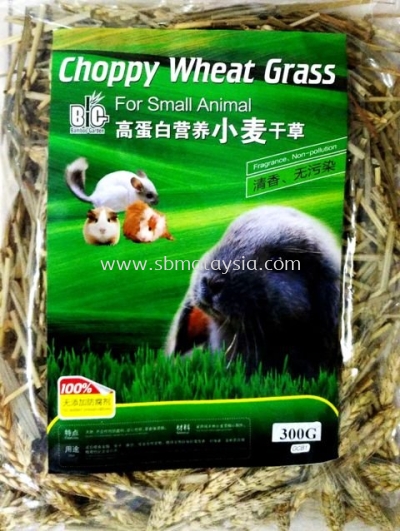 GCB1 Bamboo Garden Choppy Wheatgrass Hay 300g