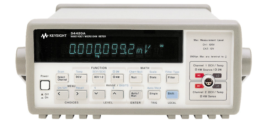  Keysight Micro-Ohm Meter 7.5 Digit, 34420A