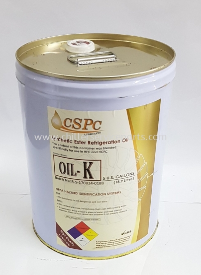 CSPC-OIL-K Compressor Oil 5-Gal.