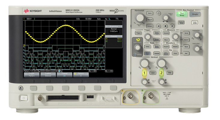 Keysight Oscilloscope 70 MHz, 2 Analog Channels, DSOX2002A