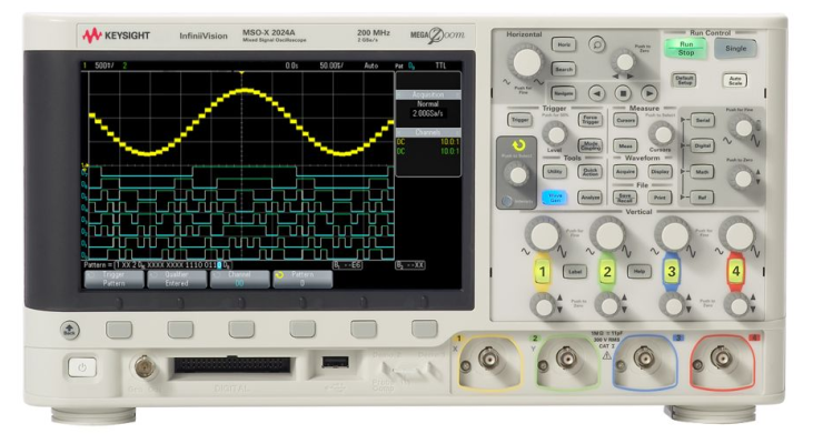 Keysight Oscilloscope 70 MHz, 4 Analog Channels, DSOX2004A