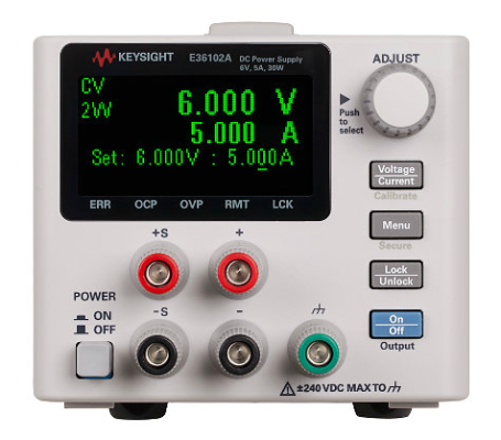 Keysight DC Power Supply, 6V, 5A, 30W, E36102A