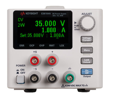  Keysight DC power supply, 35V, 1A, 35W, E36104A